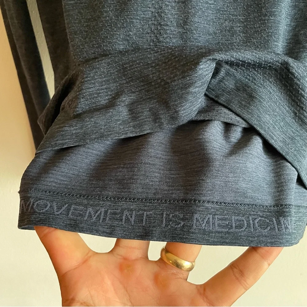 Lululemon Swiftly Tech Long Sleeve Shirt 2.0 True Navy / Iron Blue - Picture 10 of 12